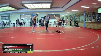 175 lbs Champ. Round 2 - Christopher Rowden, Mountain Home vs Damien Burgess, Star Valley