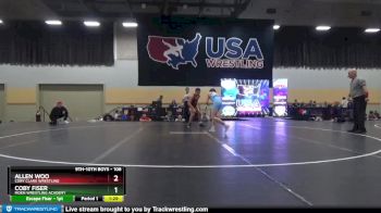 106 lbs Champ. Round 4 - Coby Fiser, Moen Wrestling Academy vs Allen Woo, Cory Clark Wrestling