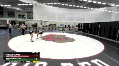 149 lbs Cons. Round 2 - Angelo Pellicci, Ithaca vs Marcus Tapper, Pennsylvania College Of Technology