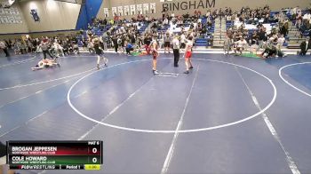 142 lbs Cons. Round 2 - Cole Howard, Northside Wrestling Club vs Brogan Jeppesen, Northside Wrestling Club