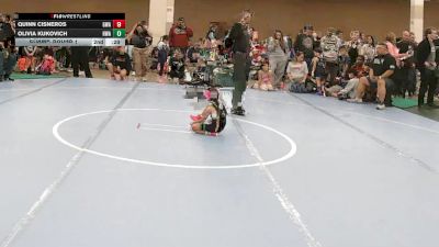 92.4-96 lbs Quarters - Regan Kinneman, Grindhouse Wrestling Club - East vs Devyn Villarreal, Takedown City Wrestling Club