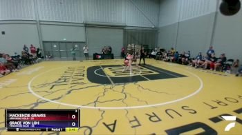 100 lbs Round 2 (6 Team) - Mackenzie Graves, Arkansas Gold vs Grace Von Loh, Tennessee Blue