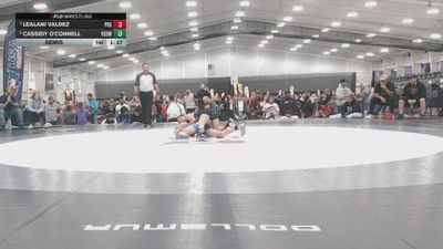 105 lbs Semis - Lealani Valdez, Pomona High School vs Cassidy O'Connell, Victory School Of Wrestling