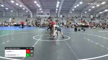 138 lbs Prelims - Jacob Price, Roundtree Wrestling Academy Black vs Ousman Duncanson, Iron Horse Gold