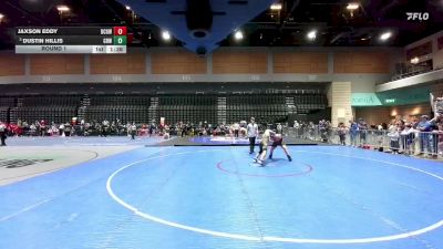 150-160 lbs Round 1 - Jaxson Eddy, Douglas County Grapplers WC vs Dustin Hillis, Gold Rush Wrestling