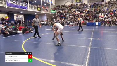 107 lbs 7th Place - Cade Collins, Southern Regional-NJ vs PJ Terranova, Delbarton-NJ