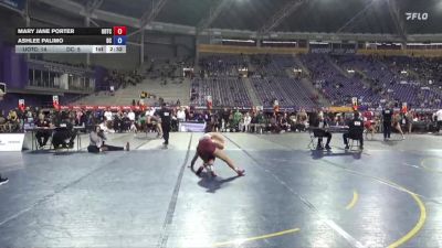 131 lbs Placement (4 Team) - Mary Jane Porter, University Of The Cumberlands vs Ashlee Palimo, Doane