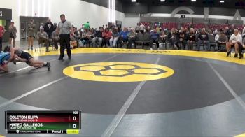100 lbs Placement Matches (8 Team) - Coleton Klipa, Team Missouri (MO) vs Mateo Gallegos, Team 922 (OH-PA)