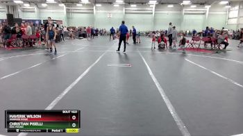 85 lbs Round 1 - Christian Piselli, Dog Pound vs Maverik Wilson, Warrior Ridge