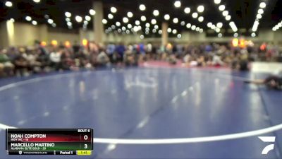 165 lbs Round 2 (6 Team) - Marcello Martino, Alabama Elite Gold vs Noah Compton, Indy WC