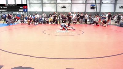 126 lbs Semis - Mason Ekle, Avalanche vs David Wiehle, Mat Demon Wrestling Club
