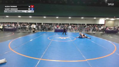 106 lbs Consi Of 16 #2 - Alexa Thomas, WI vs Sandy Breeden, MO