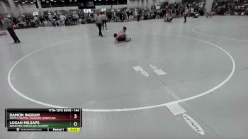 144 lbs Cons. Round 8 - Damon Ingram, South Central Punisher Wrestling vs Logan Milsaps, Boneyard Wrestling Academy