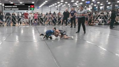 65 lbs Round 1 (9am Saturday) - Mariana Ortiz, Lady Reapers vs Paisley Grinder, Maryland Gold