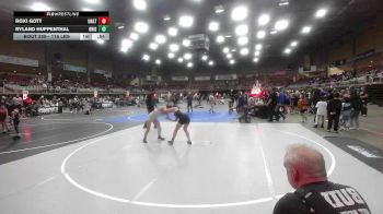 116 lbs Consolation - Roxi Gott, Unattached vs Ryland Huppenthal, Brighton WC