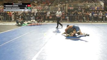 157 3A Champ. Round 1 - Jeshaiah Gabriel, Freedom vs Bryson Thompson, Winter Haven