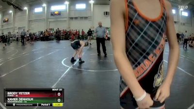 92 lbs Round 5 (10 Team) - Xavier Denholm, Neighborhood vs Brody Yetzer, FORGE