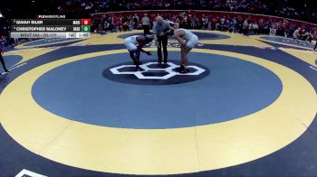 D2-175 lbs 5th Place Match - Christopher Maloney, Benedictine vs Izaiah Siler, Madison