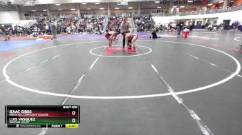 125 lbs Cons. Round 4 - Luis Vasquez, Missouri Valley vs Isaac Gibbs, Indian Hill Community College