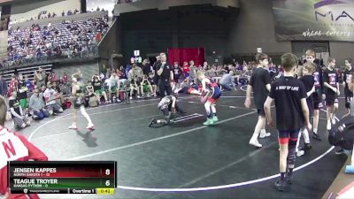 65 lbs Round 1 (4 Team) - Khylen Sanderson, Kansas Python vs Bennett Monson, North Dakota 1