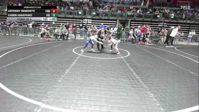57 lbs Consi Of 4 - Anthony Benedetti, Power Half Wrestling Academy vs Caden Anastasio, Freehold