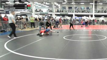 94 lbs Round Of 16 - Lucas Sisco, Iron Faith WC vs Marty Harper, Lynx WC