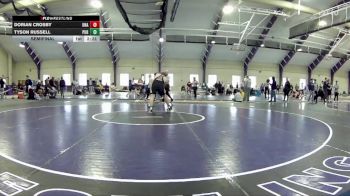 285 lbs Semifinal - Tyson Russell, Purdue vs Dorian Crosby, Unattached
