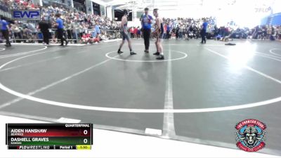 135 lbs Quarterfinal - Dashiell Graves, Kansas vs Aiden Hanshaw, Beatrice