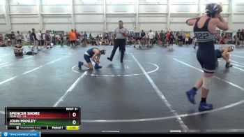 115 lbs Round 7 (10 Team) - SPENCER SHORE, Team 922 vs John Manley, Donahue