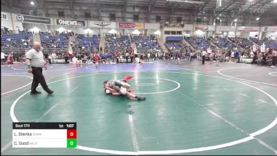 126 lbs Round Of 32 - Logan Stenka, Adams Central HS vs Cole Good, Bald Eagle WC