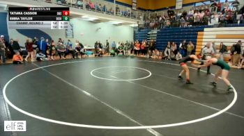 115 lbs. Champ. Round 2 - Emma Taylor, DeSoto vs Tatiana Casson, Omaha Westside