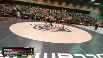 120 lbs Cons. Round 4 - Justin Ruiz, Spanish Springs vs Caleb Anderson, Moapa Valley