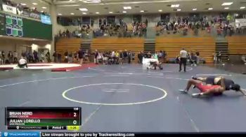 138 lbs Champ. Round 2 - Julian Lorello, San Marcos vs Brian Nero, Steele Canyon