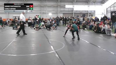 52 lbs Round 5 (6 Team) - Asher Farthington, Empyre WC Maroon vs Carlo Artino, Lake WC