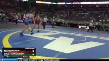 Quarterfinal - Keifer Anderson, Broken Bow vs Collin Schwartzkopf, Gering