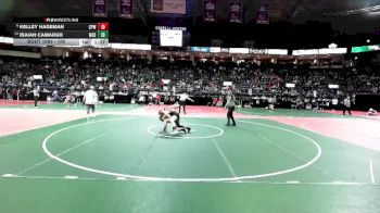 100 lbs Champ. Round 1 - Isaiah Camargo, MED1 vs Kelley Hageman, CPWA