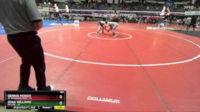 190 lbs Quarters & Wb (16 Team) - Ryan Williams, Skyline vs Dennis Monzo, St. Augustine Prep