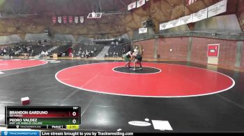 197 lbs 9th Place Match - Pedro Valdez, East Los Angeles College vs Brandon Garduno, Rio Hondo