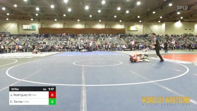 157 lbs Round Of 16 - Juan Rodriguez III, Prosser Wrestling Academy vs Cole Torres, FordDynasty Wrestling Club