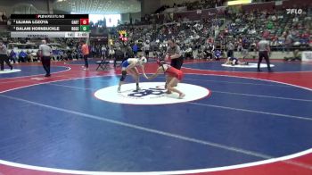6A 110 lbs Semifinal - Dalani Hornbuckle, Rogers vs Liliana Lozoya, CABOT HIGH SCHOOL