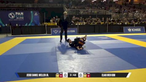 Elias Ireh Kim vs Jesse Daniel Wellen Jr. 2025 Pan Kids Jiu-Jitsu IBJJF Championship