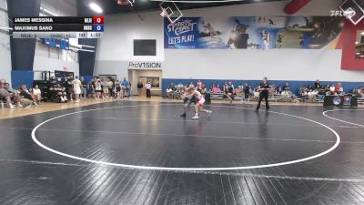 88 lbs James Messina, New Jersey vs Maximus Sako, Ohio Scarlet