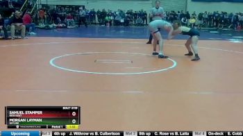 3 - 113 lbs Quarterfinal - Samuel Stamper, New Kent vs Morgan Layman, Skyline