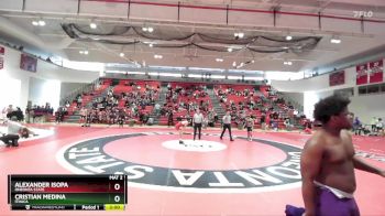 125 lbs Cons. Round 4 - Alexander Isopa, Oneonta State vs Cristian Medina, Ithaca