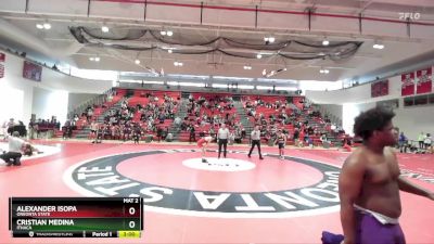 125 lbs Cons. Round 4 - Alexander Isopa, Oneonta State vs Cristian Medina, Ithaca