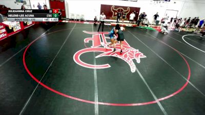 170 lbs Round 1 - Helene-Lee Acuna, Legacy Wrestling Center vs Julieahnna Cruz, SoCal Bears