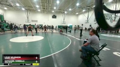 126 lbs 7th Place Match - Louie Wilkinson, Natrona County vs Nathaniel Sorrells, Green River