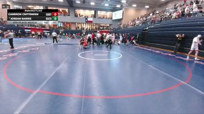 144 lbs 5th Place Match - Jordan Baires, Rockwall Heath vs Cameron Crittenden, Conroe Caney Creek