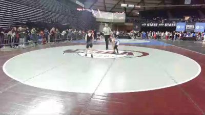 84 lbs Champ. Round 1 - Mason Morton, Hoquiam Jr. Grizzly Wrestling Club vs Julian Tovar, Prosser Wrestling Academy