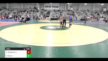 120 lbs Consi Of 16 #2 - Cienna Heiselman, SC vs Sara Pauls, NY